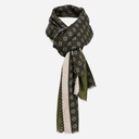J By J S-113362 Viscose Scarf Militare
