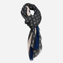 J By J S-113362 Viscose Scarf Navy