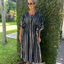 J By J Unique Tie Dye Summer Dress Black