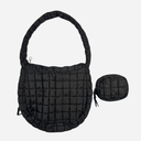 J By J YH-51 Quilted Bag Black