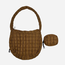 J By J YH-51 Quilted Bag Brown