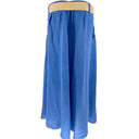 J BY J 20041 Long Linen Skirt Cobolt