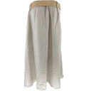 J BY J 20041 Long Linen Skirt Sand