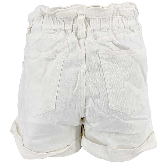 J BY J 3D-6953 DENIM SHORTS HVID