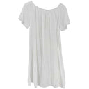 J BY J 83769 Blond Sleeve Dress White