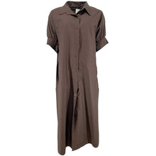 J BY J 8504 Long Tunic Dress Brown - J BY J Fashion