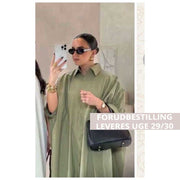 J BY J 8504 Long Tunic Dress Green