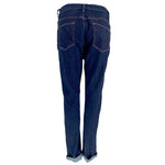J BY J 9156 LOOSE DENIM JEANS MØRKEBLÅ