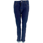 J BY J 9156 LOOSE DENIM JEANS MØRKEBLÅ