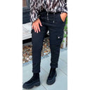 J BY J 95870 STRETCH CARGO PANTS SORT - J BY J Fashion