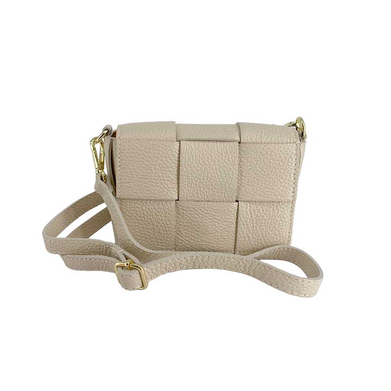 J BY J 9901 SMALL BRAID BAG LYS SAND