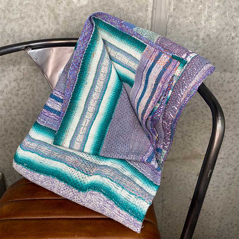 J BY J KANTHA SARI BLANKET NO. 7 150 X 200 CM LILLA