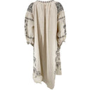 J BY J LA3680 Long Embroidery Dress Sand