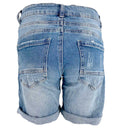 J BY J MC-6007 Denim Shorts Blå - J BY J Fashion