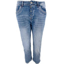 J BY J MC-7152 Capri Stretch Jeans Blue
