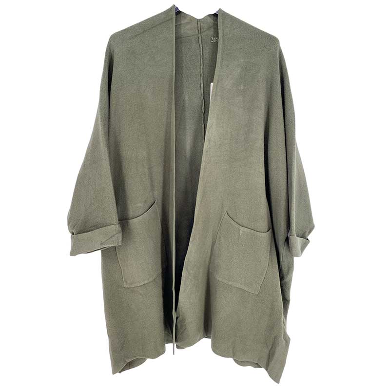 J BY J ZS3027 KNIT CARDIGAN ARMY