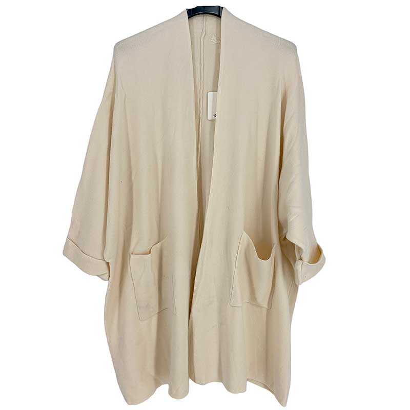 J BY J ZS3027 KNIT CARDIGAN OFF WHITE