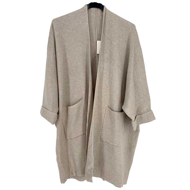 J BY J ZS3027 KNIT CARDIGAN SAND