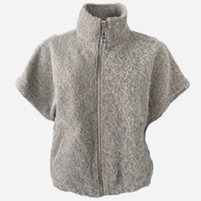 J By J 12237 Oversize Zip Jacket Sand