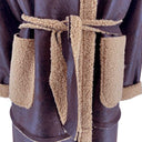 J By J 13067 Teddy Coat Brown - J BY J Fashion