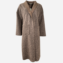 J By J 18235 Oversized Coat Brown