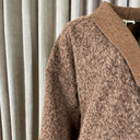 J By J 18235 Oversized Coat Brown