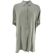 J By J 21213 Viscose Midi Tunic Army