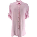 J By J 21213 Viscose Midi Tunic Baby Pink