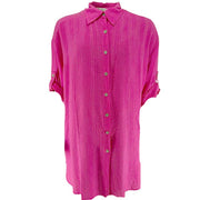 J By J 21213 Viscose Midi Tunic Pink