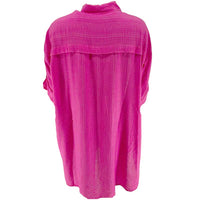 J By J 21213 Viscose Midi Tunic Pink