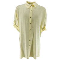 J By J 21213 Viscose Midi Tunic Yellow