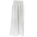 J By J 2771 Smock Linen Pants White