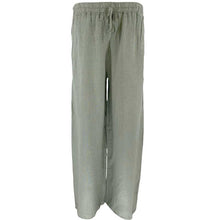 J By J 2942 Loose Linen Pants Army