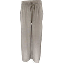 J By J 2942 Loose Linen Pants Fango