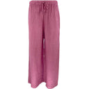J By J 2942 Loose Linen Pants Light Bordeaux