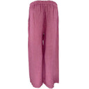 J By J 2942 Loose Linen Pants Light Bordeaux