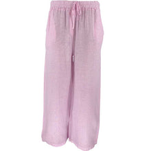 J By J 2942 Loose Linen Pants Light Pink
