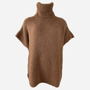 J By J 3028 SS Roll Neck Knit Tobacco