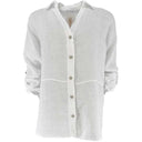 J By J 3291 L/S Linen Shirt White