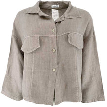 J By J 3475 Linen Jacket Fango - J BY J Fashion