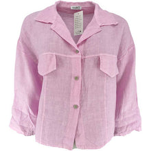 J By J 3475 Linen Jacket Light Pink