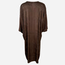 J By J 38864 Graphic Long Dress Brown