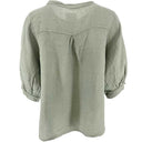 J By J 4821 S/S Linen Shirt Army