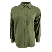 J By J 5081 Cotton Shirt Army - J BY J Fashion