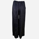 J By J 50973 Graphic Satin Pants Black