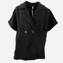 J By J 51158 Oversized Vest Black