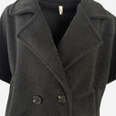 J By J 51158 Oversized Vest Black