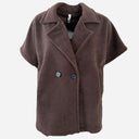 J By J 51158 Oversized Vest Brown