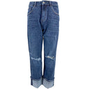 J By J 5228 Wide Jeans Blue - J BY J Fashion