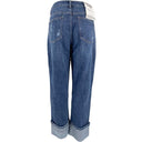 J By J 5228 Wide Jeans Blue - J BY J Fashion